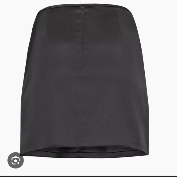 Black Wilfred Tavern satin mini skirt - Picture 11 of 14